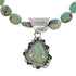 Native American Genuine Sterling Silver Turquoise Bead Necklace Set JX125466