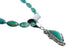 Native American Genuine Sterling Silver Turquoise Bead Necklace Set JX125459