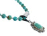 Native American Genuine Sterling Silver Turquoise Bead Necklace Set JX125463