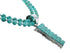 Native American Turquoise Cobble Inlay And Sterling Silver Navajo 2-Strand Bead Necklace Set JX125453