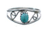 Turquoise Sterling Silver American Indian Ring Size 5-1/2 AX124958