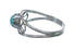 Turquoise Sterling Silver American Indian Ring Size 5-1/2 AX124958