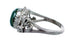Native American Sterling Silver Malachite Ring Size 7-3/4 AX124864