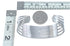 Multicolor Inlay Genuine Sterling Silver Zuni Cuff Bracelet JX124982