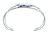 Multicolor Sterling Silver Butterfly Zuni Cuff Bracelet JX124967