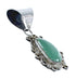 Native American Navajo Turquoise Genuine Sterling Silver Pendant AX125502