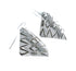 Native American Genuine Sterling Silver Hook Dangle Earrings AX125465