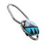 Native American Zuni Multicolor Inlay Sterling Silver Key Chain AX125119