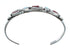 Genuine Sterling Silver Turquoise and Coral Zuni Leaf Cuff Bracelet JX125315