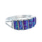 Purple Opal Authentic Sterling Silver Zuni Ring Size 6-1/2 AX125213