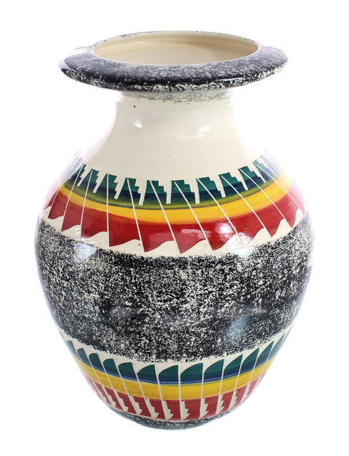 Native American Pottery Hand Crafted Navajo Pot By Agnes Woods JX125381