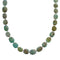 Native American Sterling Silver Turquoise Bead Necklace AX125585