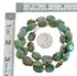 Native American Sterling Silver Turquoise Bead Necklace AX125585