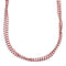 3-Strand Navajo Coral Sterling Silver Bead Necklace AX125575