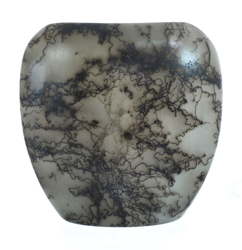 Navajo Hand Crafted Kachina Figure Horse Hair Pot JX125592