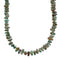 Native American Sterling Silver Kingman Turquoise Bead Necklace AX125631