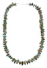 Native American Sterling Silver Kingman Turquoise Bead Necklace AX125631