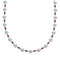 Sterling Silver Navajo Coral Bead Necklace AX125624