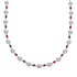 Sterling Silver Navajo Coral Bead Necklace AX125624