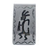 Kachina Figure Genuine Sterling Silver Native American Money Clip AX126633