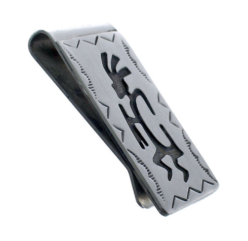 Kachina Figure Genuine Sterling Silver Native American Money Clip AX126633