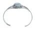 Howlite Genuine Sterling Silver Navajo Cuff Bracelet JX126295