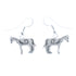 Horse Sterling Silver Navajo Hook Dangle Earrings AX125722