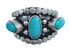 Navajo Turquoise Sterling Silver Ring Size 7-3/4 JX126484
