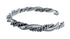 Native American Navajo Twisted Sterling Silver Cuff Bracelet JX126443
