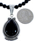 Onyx Sterling Silver Native American Bead Necklace JX126584
