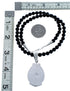 Onyx Sterling Silver Native American Bead Necklace JX126584
