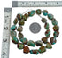 Native American Turquoise Bead And Silver Necklace JX126583