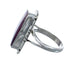 Purple Oyster Shell Navajo Sterling Silver Ring Size 9-1/4 AX125794
