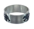 Navajo Authentic Sterling Silver Bear Band Ring Size 14-1/2 AX125804