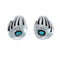 Native American Sterling Silver Turquoise Bear Paw Post Earrings AX125986
