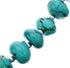 Native American Turquoise Sterling Silver Bead Necklace AX126057