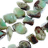 Native American Larimar 3-Strand Bead Silver Necklace AX126061