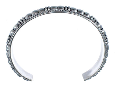 Native American Authentic Sterling Silver Cuff Bracelet AX125906