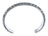 Native American Authentic Sterling Silver Cuff Bracelet AX125906