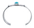 Turquoise Genuine Sterling Silver Navajo Cuff Bracelet AX125935