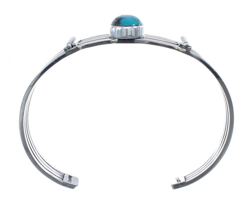 Turquoise Genuine Sterling Silver Navajo Cuff Bracelet AX125937