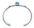 Turquoise Genuine Sterling Silver Navajo Cuff Bracelet AX125937