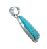 Turquoise Native American Genuine Sterling Silver Pendant JX125839