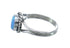 Native American Navajo Sterling Silver Blue Opal Ring Size 5 AX126131