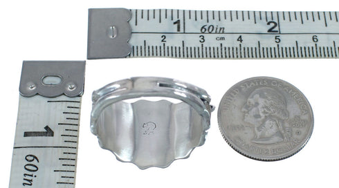 Native American Sterling Silver Eagle Navajo Ring Size 11-3/4 AX126356