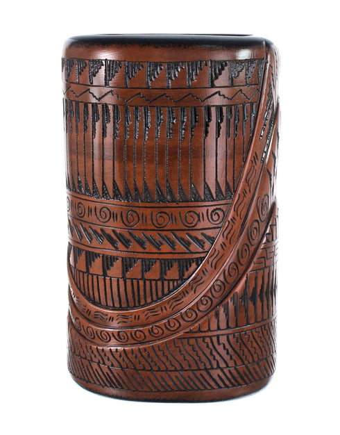 Hand Crafted Bear Navajo Vase JX125882