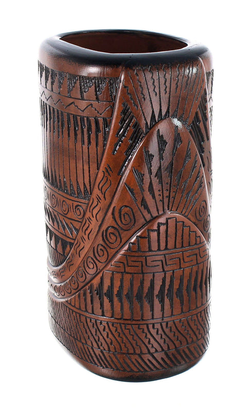 Hand Crafted Bear Navajo Vase JX125882