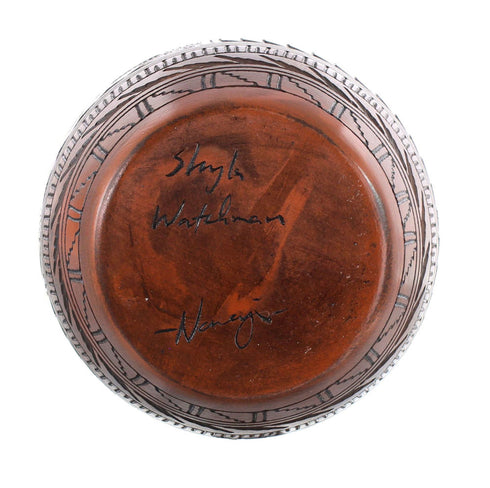 Hand Crafted Bear Navajo Vase JX125876