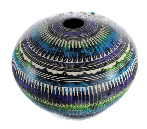 Native American Navajo Turtle Hand Crafted Pottery JX125931