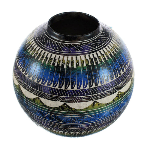 Native American Navajo Kokopelli Hand Crafted Pottery JX125971